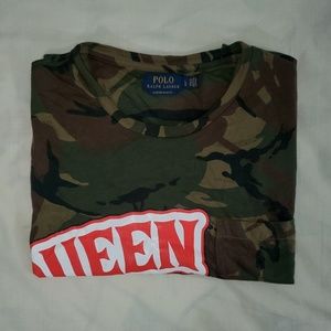 POLO RALPH LAUREN Camo Shirt "Queen" *Customized*
